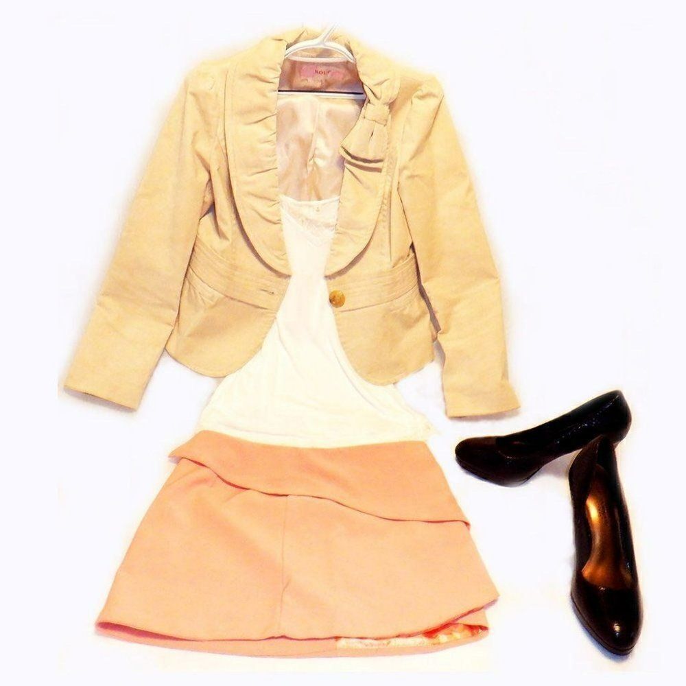 Do n B peach wrap style mini skirt